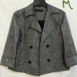 Kasper Elegant Gray Blazer